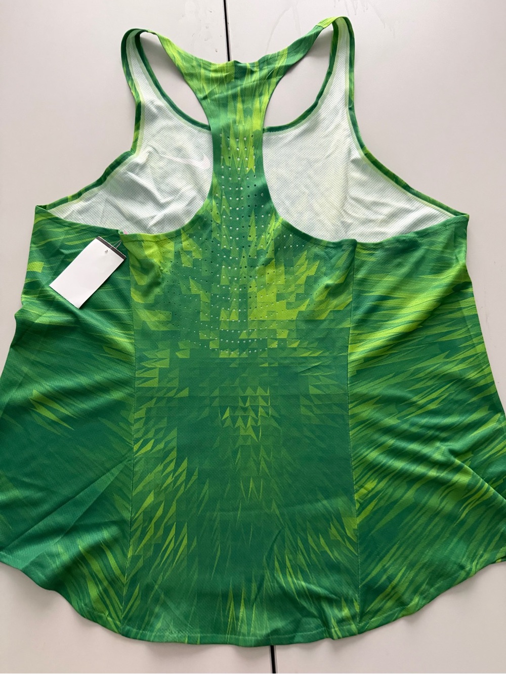 Nike Digital Race Day Elite Running Singlet Track Women's Green 835974-377 MEDIU - Picture 2 of 12